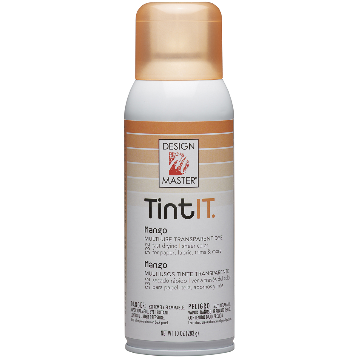Design Master Tint IT Transparent Dye Spray Paint, 10Ounce, Mango
