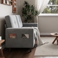 thumbnail image 4 of 53" Loveseat Sofa, Small Couches 2 Seater Couch for Living Room Comfy Modern Sofa for Bedroom Apartment Office, Light Grey, 4 of 5