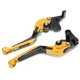 thumbnail image 2 of 2pcs Motorcycle Brake Clutch Levers Adjustable CNC Aluminium Alloy Replacement for YAMAHA XJ6 DIVERSION 2009?2015Gold, 2 of 5