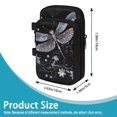 thumbnail image 7 of COEQINE Large Capacity Forearm Crutch Bag for Seniors Beautiful Dragonfly Elbow Crutch Attachment, Zipper Pouch, 2 Pockets, Lightweight, for Walking Cane & Hiking Stick, 7 of 7