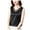 Black, variant on Women Summer Tops V Neck Net Yarn Short Sleeved T Shirt Women's New Summer Fashion Lace Undershirt Design Feeling Satin With A Coat Cute Tops for Women Sexy Camisole Padded Bra Cardigan Top White 2XL