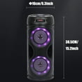 thumbnail image 2 of EPS01 Wireless Speaker With Subwoofer, Large Boombox Speaker, Stereo Speaker, Subwoofer, Outdoor Wireless Speaker, Party Disco Light, TWS, TF, 2 of 6
