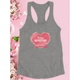 thumbnail image 3 of Mothers Day Watercolor Pink Racerback Tank Women -Image by Shutterstock, Female XX-Large, 3 of 4
