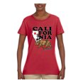 thumbnail image 2 of California Republic Cali Bear Pop Culture Womens Graphic T-Shirt, Red, Medium, 2 of 3