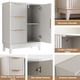 thumbnail image 5 of VERDALAY Armario de baño con 3 cajones Armario de almacenamiento de pie con una sola puerta Armario de madera con patas elevadas Armario lateral organizador Armario con puerta para baño y dormitorio, 5 of 7