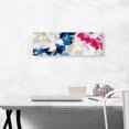thumbnail image 2 of ARTCANVAS Blue Cherry Tan White Modern Canvas Art Print - Size: 36" x 12" (0.75" Deep), 2 of 9