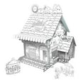 thumbnail image 5 of Hot Sale！Cardboard Coloring Gingerbread House for Kids,Foldable Coloring Gingerbread Cardboard House Christmas,Kids Crafts for Indoor Fun,Graffiti Christmas Mini Village Set,Cardboard Fort, 5 of 6