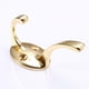 thumbnail image 3 of Gancho de Colgar Ropa Ganchos para armarios Ganchos para sombreros Juegos de accesorios de Golden L DYNWAVEMX Alloy Coat Hook, 3 of 8