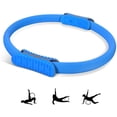 thumbnail image 1 of Aro de pilates con cojín, 38 cm de diámetro, apto para pilates, yoga, entrenamiento corporal, gimnasia, 1 of 5
