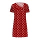 thumbnail image 5 of Mini Vestido de Verano de Manga Corta Cuello Redondo Longitud de la Ternera Media, Fluido Impreso Vestido de Verano Corto Casual, 5 of 5