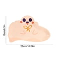 thumbnail image 3 of Ouuluon Cute Sturdy Ghost Paper Plates Set of 10, 10x6 in Convenient Disposable Halloween Party Supplies for Candy Cake Snack, 3 of 7