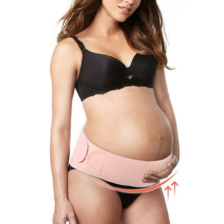 Maternity Belt Pregnancy Support Belt Breathable Belly Band Adjustable Abdominal Binder, Back and Pelvic Support, Prenatal Cradle for Baby Prenatal and Postpartum