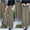 Coffee, variant on BKQCNKM Wide Leg Pants Woman Capri Pants for Women Lounge Pants Women High Waist Loose Slim Middle Pants Nine Points Culottes Swing Pants Baggy Pants Black L