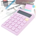 thumbnail image 3 of Pequeña Calculadora Portátil, Diseño De Energía Solar, Compacto Con Grandes Llaves De Pantalla Y Mecánica, Ideal Para Uso Escolar, Adecuado Para Los Cálculos De GO, 3 of 7