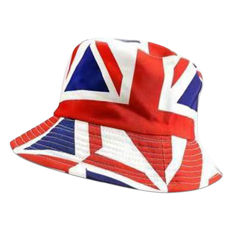 Viugreum Union Jack Flag Bucket Hats 