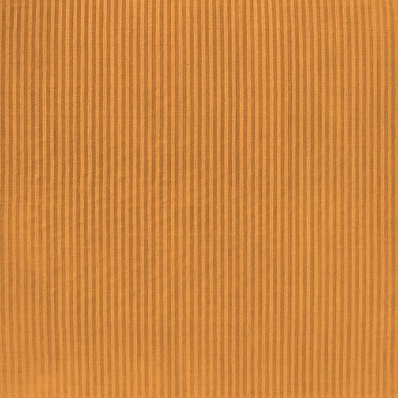 Ahgly Company Machine Washable Indoor Square Solid Orange Modern Area Rugs, 8' Square