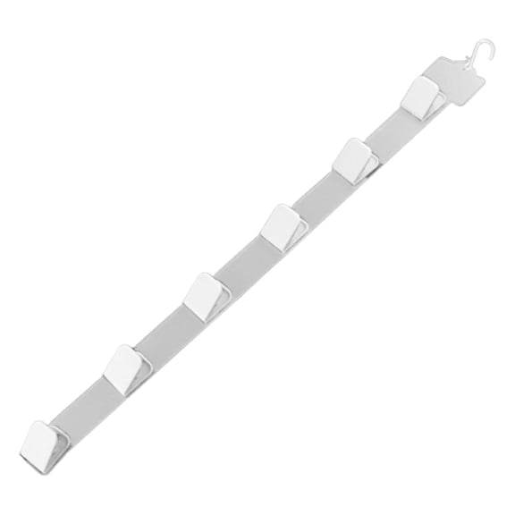 Shelf Strip Clip Display Hanger Organizer with Six Lightweight Clips for Snack Bags Retail Store Use