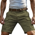 thumbnail image 4 of Lmueinov Men's Shorts 9'' Inseam Lightweight Classic Fit Cargo Shorts with Multi Pockets for Casual Work Summer Outdoor, 4 of 7