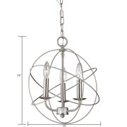 Elk Home Williamsport 3-Light Brushed Nickel Transitional Chandelier