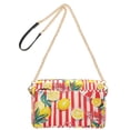 thumbnail image 2 of FORMRS Women Crossbody Purse with Chain Strap Vegan Leather Shoulder Handbag, Red Striped Lemon, 2 of 7