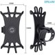 thumbnail image 2 of Soporte universal para teléfono de motocicleta y bicicleta Soporte giratorio de 360 grados para teléfono de motocicleta Soporte para teléfono de bicicleta compatible con teléfonos inteligentes de 4,0, 2 of 5