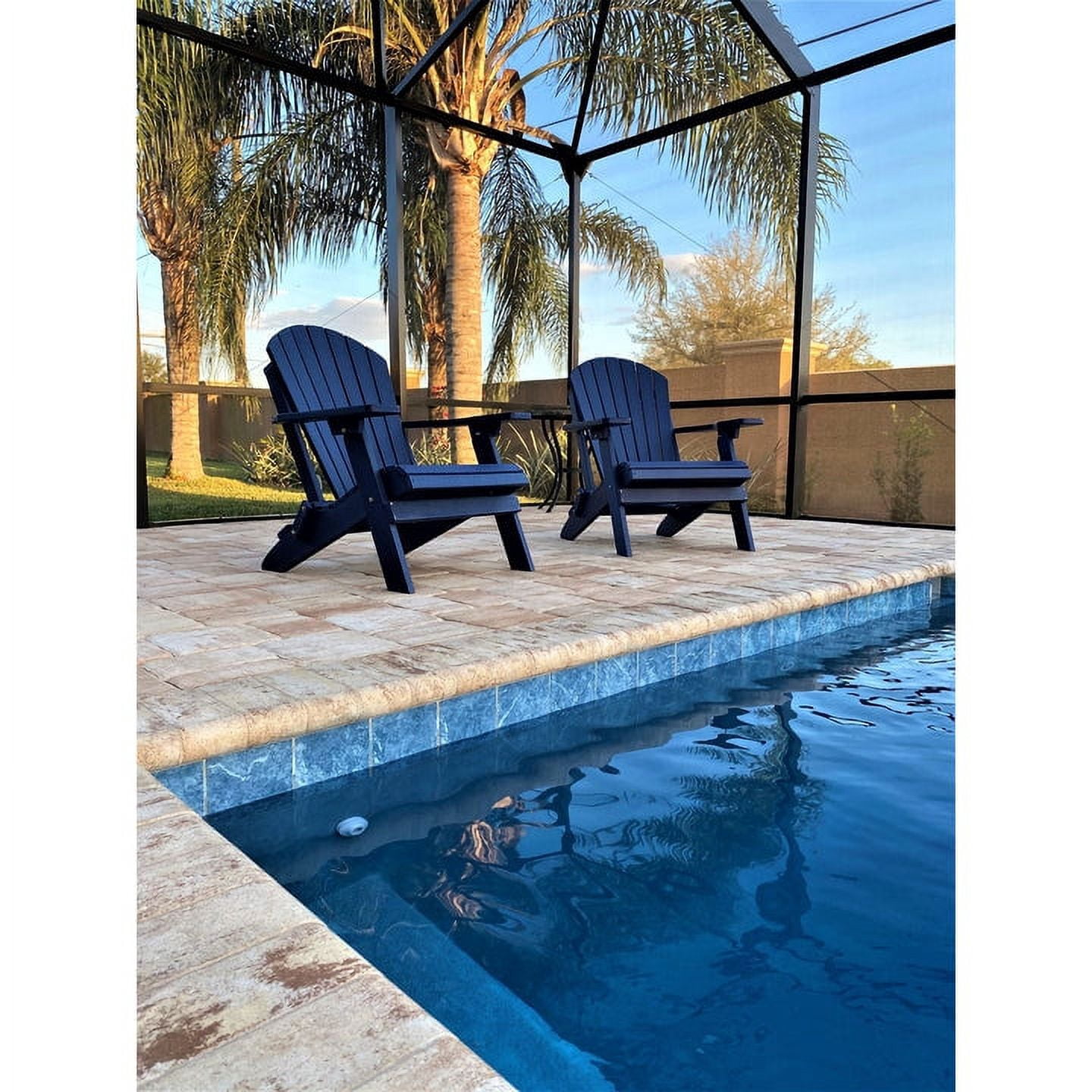 DuraWeather Poly Adirondack Chair - Thumbnail 3