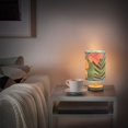 thumbnail image 6 of Tropical Flowers and Leaves Table Lamp with USB Port LED Warm Light Lamp Night Light Home Decor, 6 of 7