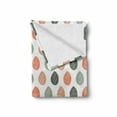 thumbnail image 2 of Salmon Soft Flannel Fleece Throw Blanket, Simple Leaves Drawing in Autumnal Tones Pattern, Cozy Plush for Indoor and Outdoor Use, 50" x 60", Salmon Multicolor, by Ambesonne, 2 of 6