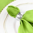 thumbnail image 4 of Balsa Circle 5 Pieces 17" Polyester Fabric Napkins Apple Green, 4 of 8