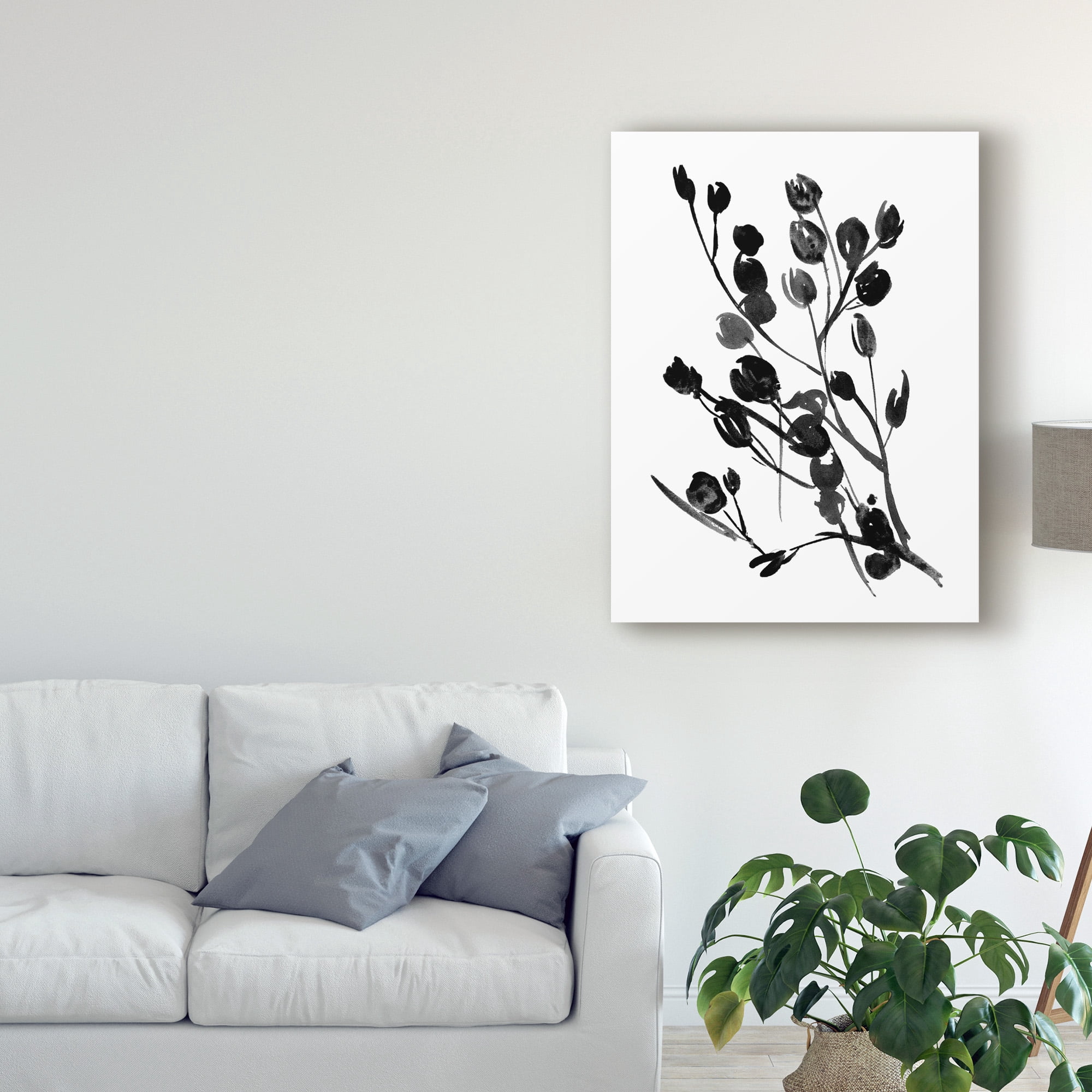 Trademark Fine Art 'Expressive Floral I' Canvas Art by Melissa Wang