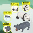 thumbnail image 5 of Lomimos 12 Piezas Mini Figura De Animal Salvaje Juguete Realista Figuras De Animales De Safari Modelo Decoración De Pastel Para Niños Cumpleaños Navidad Fiesta De Aprendizaje Educativo, 5 of 5