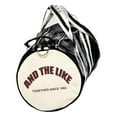 thumbnail image 1 of ZheElen PVC Robust Women Fitness Bag Designed To Withstand Workouts With Ease Multi-purpose Black with white, 1 of 6