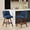 Blue, variant on MIKIBAMA 26'' H Seat Height Upholstered Bar Stools Set of 2