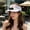 229#Gray, variant on Student Portable USB Fan Sun Hat, three speed adjustable wind power, lightweight breathable wearing feel, convenient rechargeable cooling sun hat for daily outdoor travel student summer use
