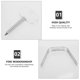 thumbnail image 2 of 1 Set of Creative Ham Fixing Holder Useful Ham Stand Storage Rack for Home, 2 of 3