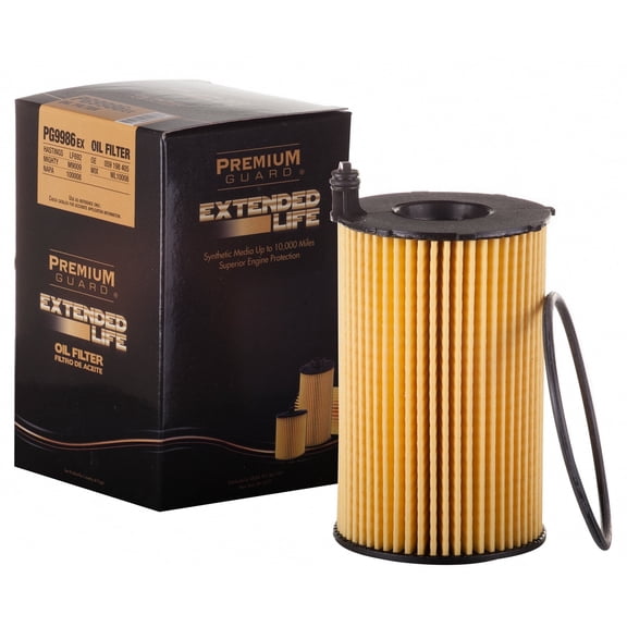 Premium Guard Extended Life Oil Filter up to 10k Miles PG9986EX | Fits 2013-2017 Volkswagen Touareg, 2013-2017 Audi Q5, 2013-2016 Q7, 2013-2019 Porsche Cayenne, 2012-2016 Audi A6 Quattro