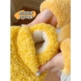 thumbnail image 3 of Cartoon Duck Palm Cotton Home Slippers For Women‘s Winter Indoor Household Slippers Man Warm Gintama Elizabeth Non Slip Slipper, 3 of 7