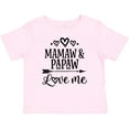 thumbnail image 3 of Inktastic Mamaw and Papaw Love Me Girls Baby T-Shirt, 3 of 5