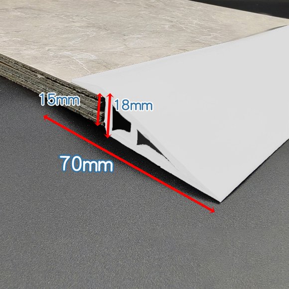 Bandes de Bord de transition de Plancher 1 m, Bandes de Bord de Tapis Bandes de Bord de Plancher en Plastique