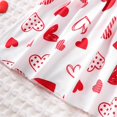 thumbnail image 5 of Valentine's Day Toddler Baby Girl Love Heart Printings Sleeveless Dress Ribbed Cardigan Two-Piece Set 9M-4Y, 5 of 5