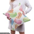 thumbnail image 4 of Ambesonne Dessert Fabric by the Yard Upholstery, Flyaway Macaron Design, 10 Yards, Multicolor, 4 of 4