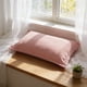 thumbnail image 4 of Funda De Almohada De Algodón Funda de almohada estándar de microfibra cepillada rosa que absorbe la humedad y es resistente a las arrugas (1 unidad) JASKFLY, 4 of 9