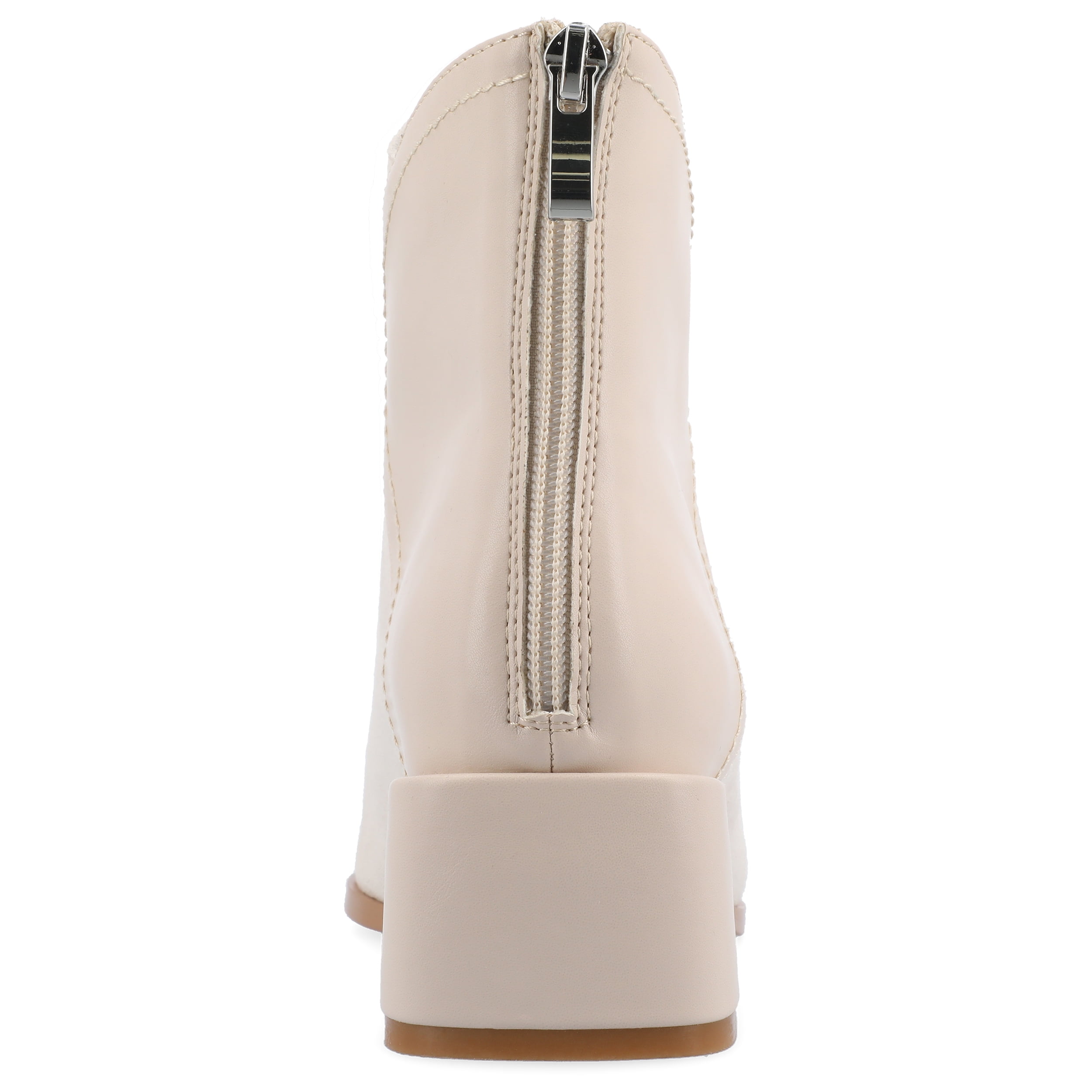 Journee Womens Consuello Two Tone Pointed Toe Booties, Widths Available