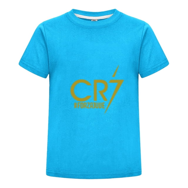 Playera CR7 para Niño con Celebración y Número 7 | Ropa de Futbol Infantil