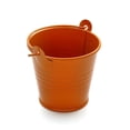 thumbnail image 6 of oshhni 5x Galvanized Metal Buckets Container Rustic Party Favors Sturdy Ice Buckets Orange, 6 of 9