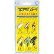 Panther Martin WT6 Western Trout Spinners Fishing Lure Kit - Assorted - Pack of 6