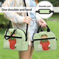 thumbnail image 3 of Yuyamidu Frog Lunch Box for Girls 6-8 Strawberry Insulated Lunch Bag for Kids 2nd Grade/3rd Grade Adorable Cooler Bag Easy to Clean Lunch Tote Bag Student Lunch Food Container, Green, 3 of 7