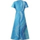 thumbnail image 5 of Vestidos de invitada de boda hoksml para mujer, moda informal, sexy, estampado floral, manga corta, cuello en V, plisado, fluido, vestido de corsé largo, vestido de invitada de boda, vestido de, 5 of 5