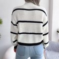 thumbnail image 2 of Striped Knitwear, Striped Knitting Pullover Casual For Women For Fall Winter ANGGREK BB1711, 2 of 6