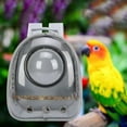 thumbnail image 4 of lionlar Backpack Carrier Visible Adjustable Parrot Backpack Travel Bag for Outdoor Grey, 4 of 9